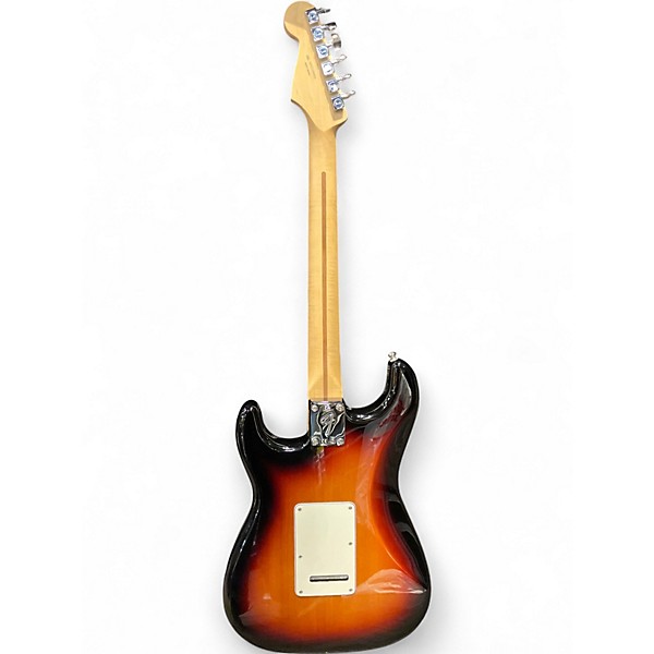 Used 2023 Fender MIM PLAYER STRATOCASTER W/ GOLD LACE SENSORS 3 Tone Sunburst Solid Body Electric Guitar