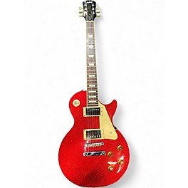 Used Epiphone Les Paul Standard Red Sparkle Solid Body Electric Guitar