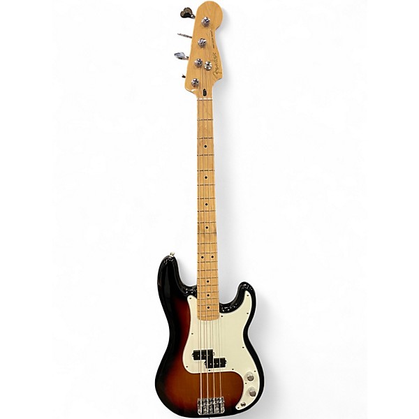 Used Fender Player Precision Bass Sunburst Electric Bass Guitar