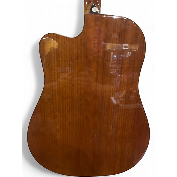 Used Fender CD140SCE Natural Acoustic Electric Guitar