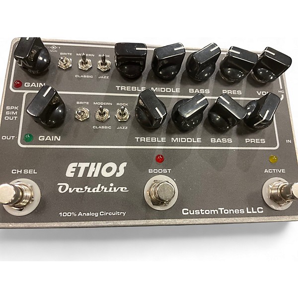 Used Custom Tones Llc ETHOS OVERDRIVE Effect Pedal