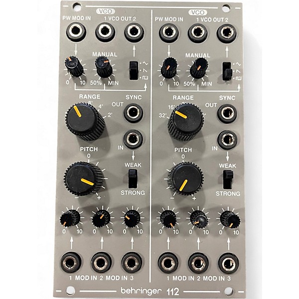 Used Behringer 112 Dual VCO Eurorack Synthesizer Module" Exciter