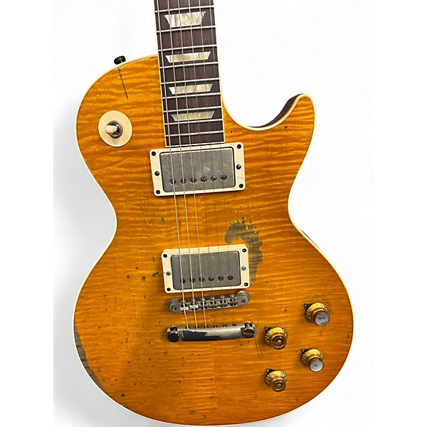 Used Gibson Custom Shop Kirk Hammett Greeny 1959 Les Paul Standard Greeny Burst Solid Body Electric Guitar