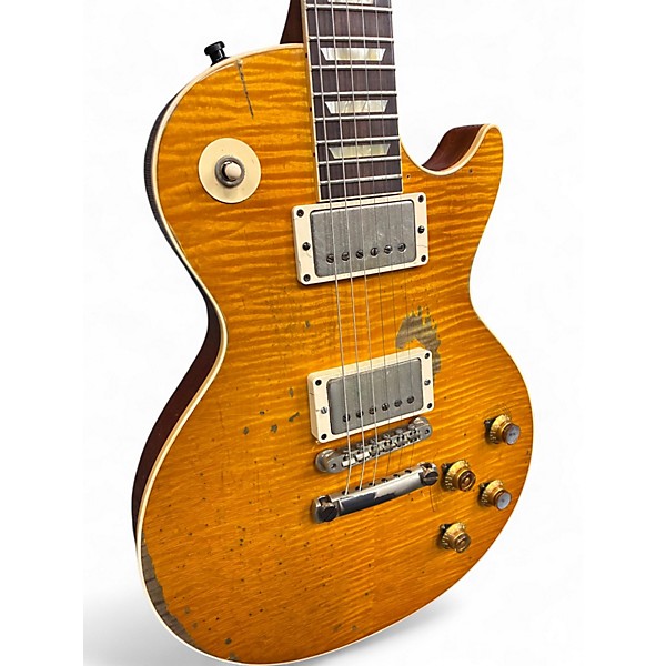 Used Gibson Custom Shop Kirk Hammett Greeny 1959 Les Paul Standard Greeny Burst Solid Body Electric Guitar