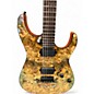 Used Schecter Guitar Research Masterworks Banshee Burl Top Wenge Fretboard Burl Maple Solid Body Electric Guitar