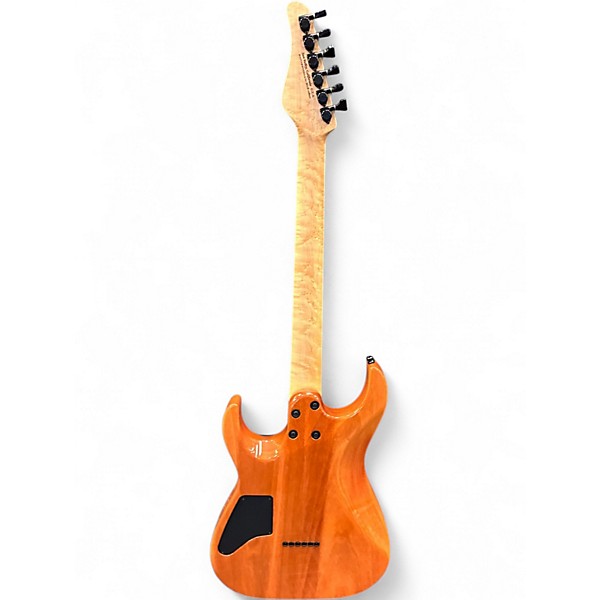 Used Schecter Guitar Research Masterworks Banshee Burl Top Wenge Fretboard Burl Maple Solid Body Electric Guitar