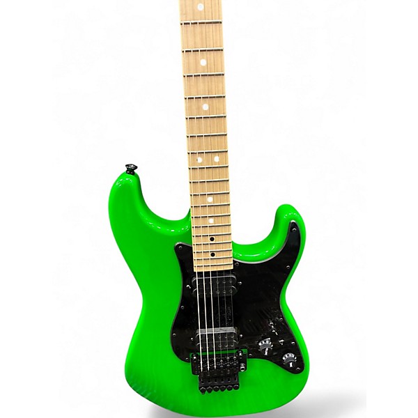 Used Charvel Custom Shop San Dimas Green Slime Solid Body Electric Guitar
