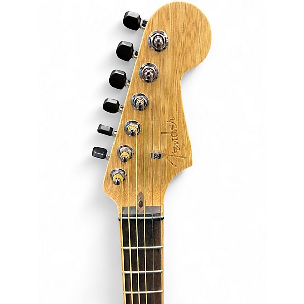 Used Fender Acoustasonic Stratocaster Exotic Cocobolo Cocobolo Acoustic Electric Guitar