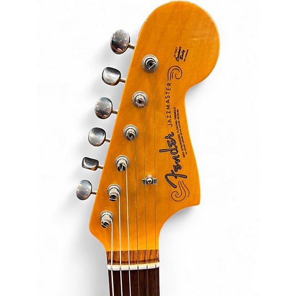 Used Fender American Vintage Reissue AVRI Jazzmaster Olympic White Solid Body Electric Guitar