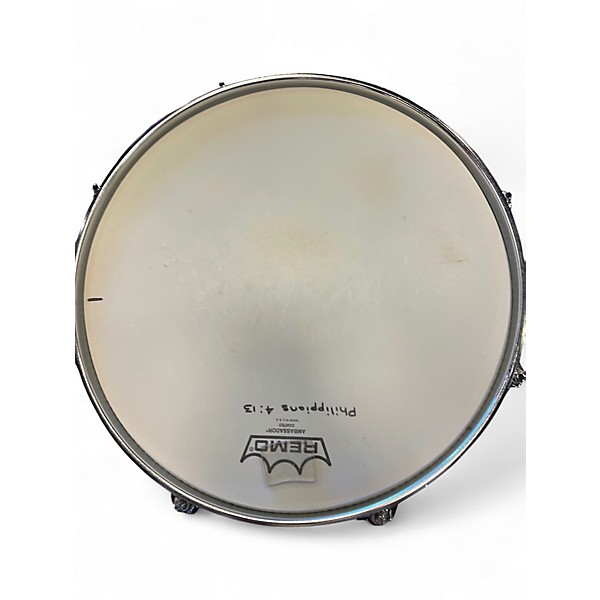 Used Yamaha 7X13 Oak Musashi Snare Trans Black Drum