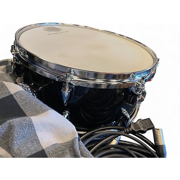 Used Yamaha 7X13 Oak Musashi Snare Trans Black Drum