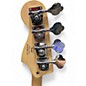 Used Squier Standard Jazz Bass Tan Electric Bass Guitar