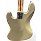 Used Squier Standard Jazz Bass Tan Electric Bass Guitar