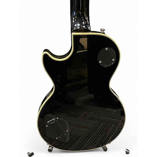 Used Epiphone Les Paul Custom black Solid Body Electric Guitar