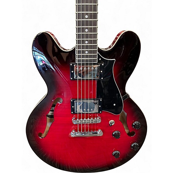 Used The Heritage h535 ascent+ red burst Hollow Body Electric Guitar