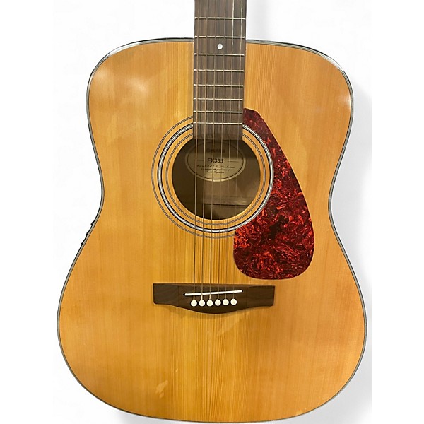 Used Yamaha FX335 Natural Acoustic Electric Guitar