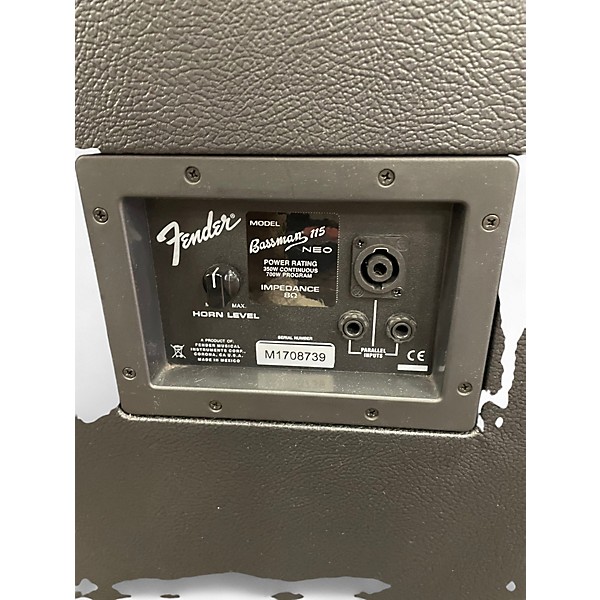Used Fender Bassman Pro 115 1x15 Neo Bass Cabinet