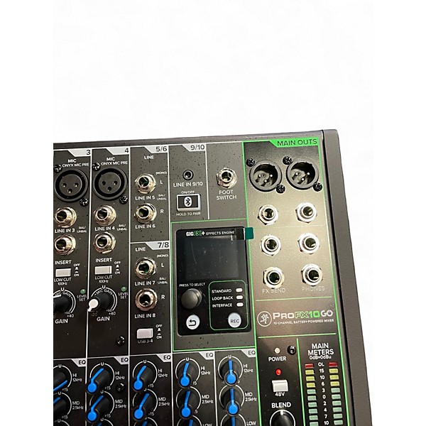 Used Mackie ProFX10 GO Unpowered Mixer