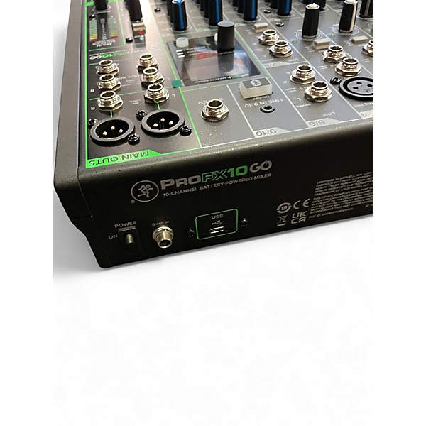 Used Mackie ProFX10 GO Unpowered Mixer