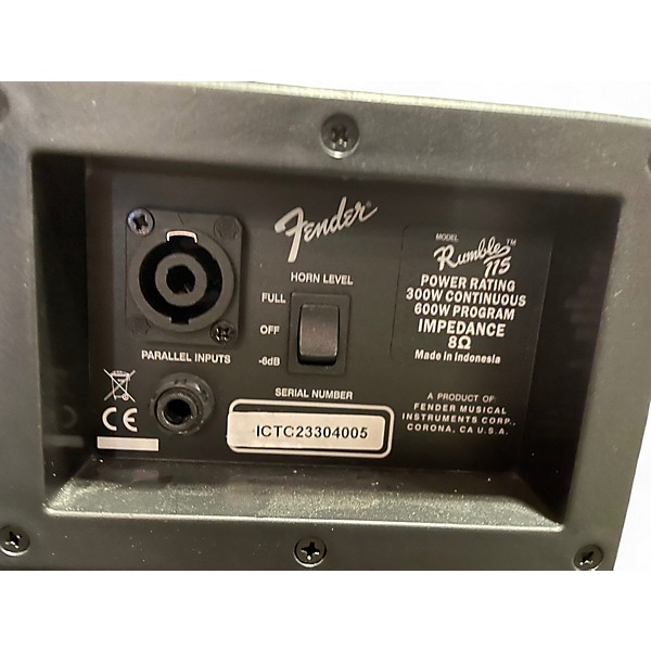 Used Fender Rumble 115 1x15 Bass Cabinet