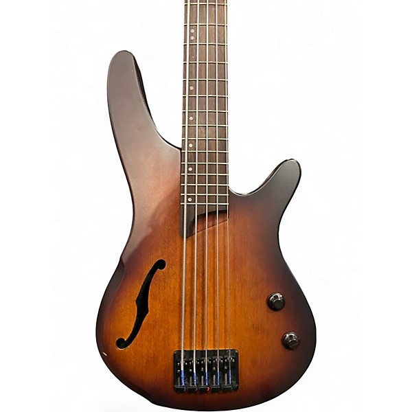 Used Ibanez SRH505 Sunburst Electric Bass Guitar