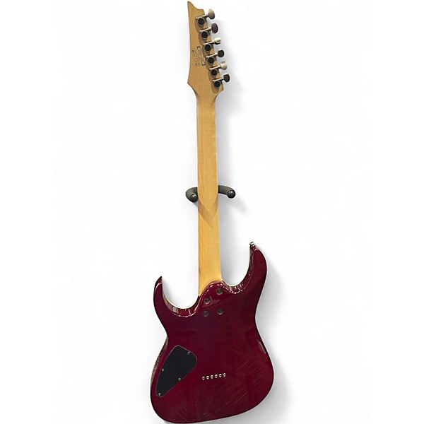 Used Ibanez RG3EXFM1 Trans Red Solid Body Electric Guitar