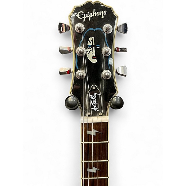 Used Epiphone Ace Frehley Signature Les Paul Sunburst Solid Body Electric Guitar