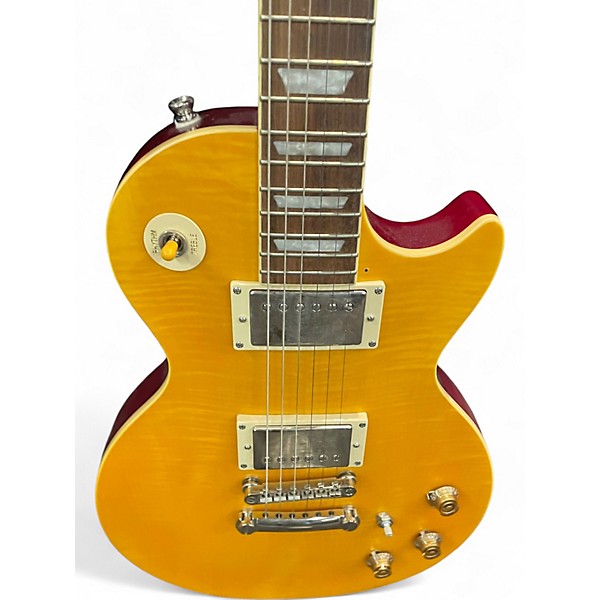 Used Epiphone Les Paul Custom LEMON DROP Solid Body Electric Guitar