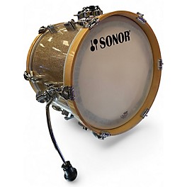 Used SONOR 4 Piece AQ2 Martini Gold Galaxy Sparkle Drum Kit
