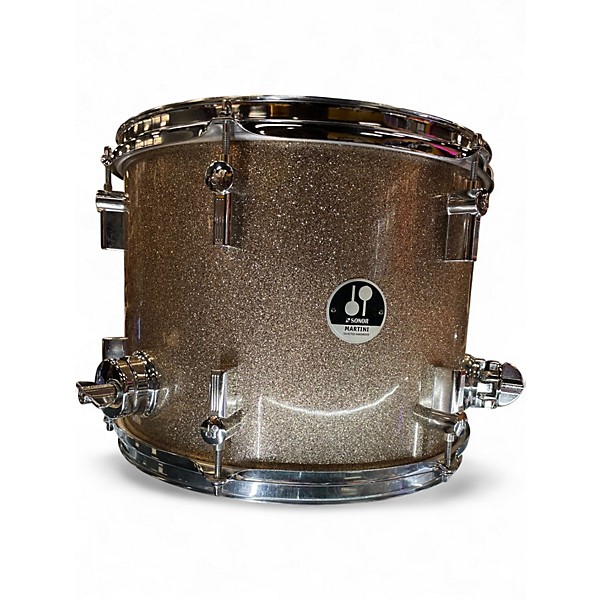 Used SONOR 4 Piece AQ2 Martini  Gold Galaxy Sparkle Drum Kit