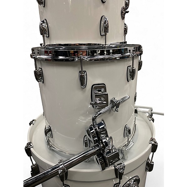 Used Gretsch Drums 4 Piece Renown Piano white Drum Kit