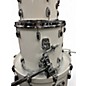 Used Gretsch Drums 4 Piece Renown Piano white Drum Kit