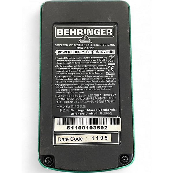 Used Behringer BLE400 Bass Limiter Enhancer Bass Effect Pedal