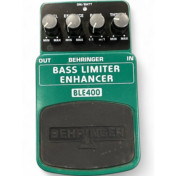 Used Behringer BLE400 Bass Limiter Enhancer Bass Effect Pedal