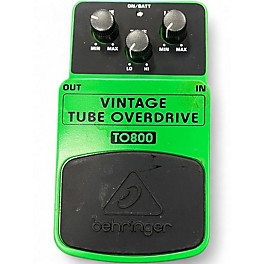 Used Behringer TO800 Vintage Tube Overdrive Effect Pedal