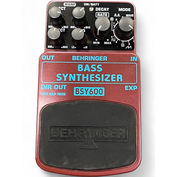 Used Behringer BSY600 Bass Synthesizer Bass Effect Pedal