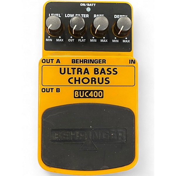 Used Behringer BUC400 Ultra Bass Chorus Bass Effect Pedal