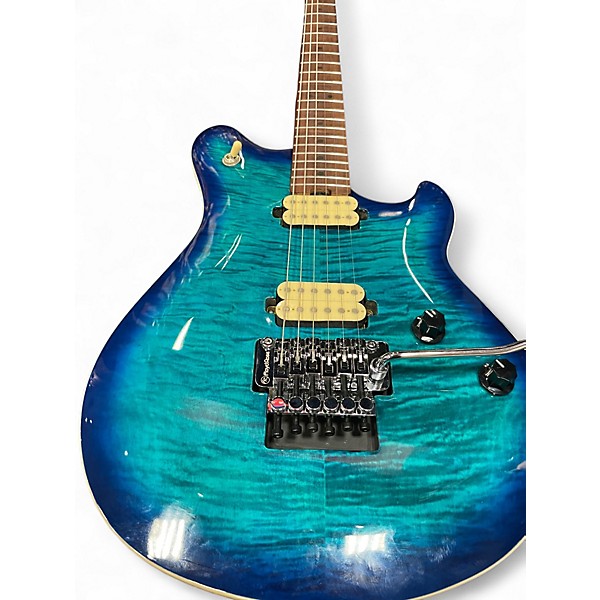 Used Firefly PURE Blue Burst Solid Body Electric Guitar
