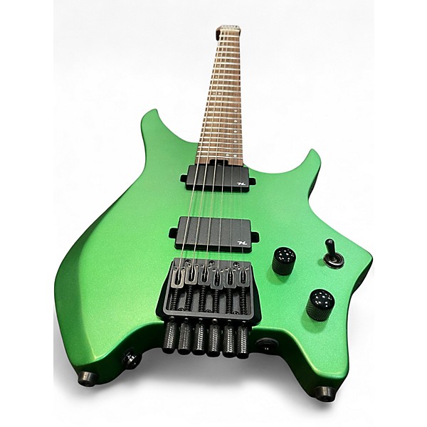 Used Hils NEXT HN5 Green Solid Body Electric Guitar