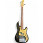 Used Fender American Deluxe Precision Bass V Black and Gold Electric Bass Guitar thumbnail