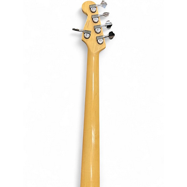 Used Fender American Deluxe Precision Bass V Black and Gold Electric Bass Guitar