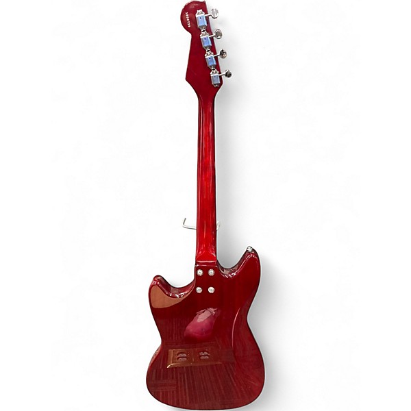 Used Eastwood Warren Ellis Signature Tenor 2P Red Solid Body Electric Guitar