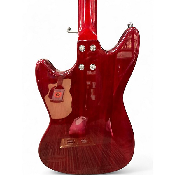 Used Eastwood Warren Ellis Signature Tenor 2P Red Solid Body Electric Guitar