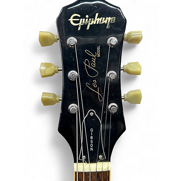 Used Epiphone LES PAUL 2 Tone Sunburst Solid Body Electric Guitar