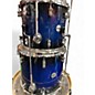 Used PDP by DW 6 Piece Concept Series Blue Burst Drum Kit