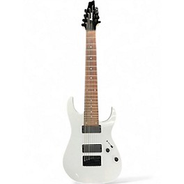 Used Ibanez RG8 8 String White Solid Body Electric Guitar