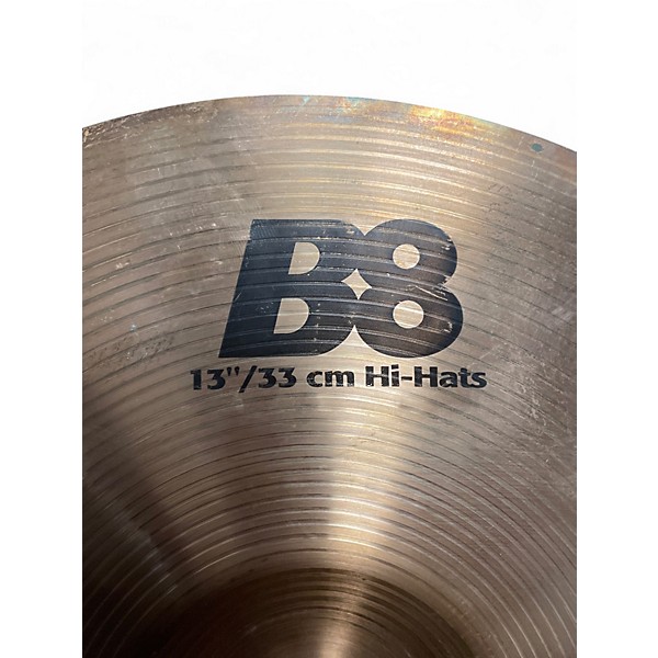 Used SABIAN 13in B8 Hi Hat Pair Cymbal