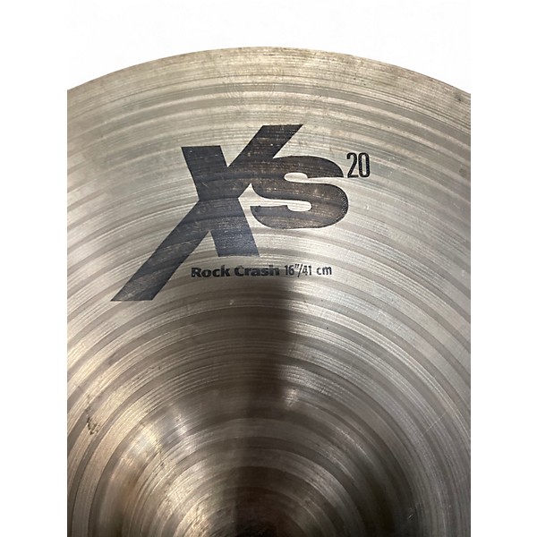 Used SABIAN 16in XS20 Rock Crash Brilliant Cymbal