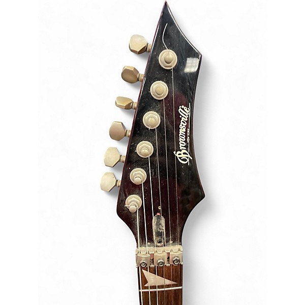 Used Brownsville super-S Cherry Solid Body Electric Guitar