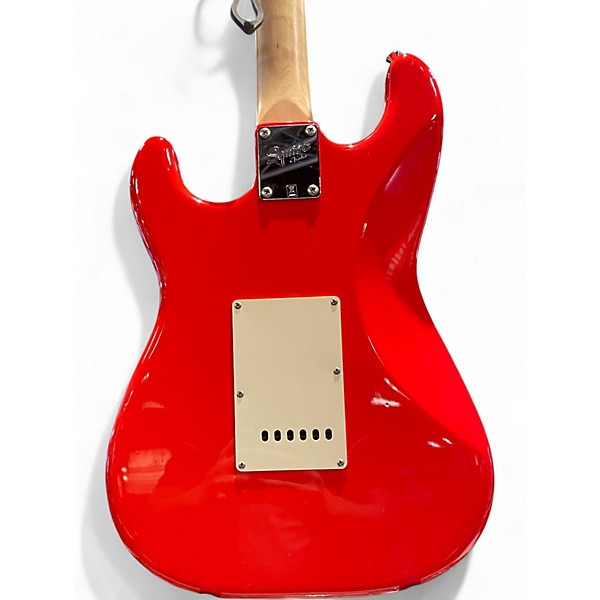 Used Squier Affinity Stratocaster Fiesta Red Solid Body Electric Guitar
